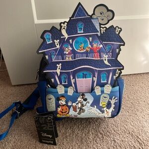 Loungefly Disney Halloween Haunted House Backpack